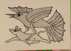 Wild Echoes Gond Tribal Art of Birds and Forest Life Paintings