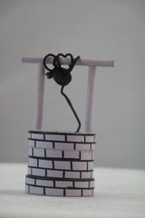 Tiny Decorative Well – Unique Accent for Any Space Wooden Lacquerware&toys