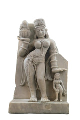 Divine Feminine in Nature - A Śālabhañjikā Sculpture Sand Stone