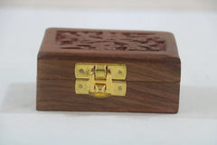 Wooden Jewelry Storage Box – Carved & Polished Finish wooden accessories