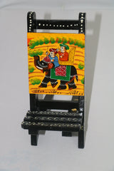 Handcrafted Wooden Mobile Stand | Colorful Hand-Painted Design maruthi handicrafts