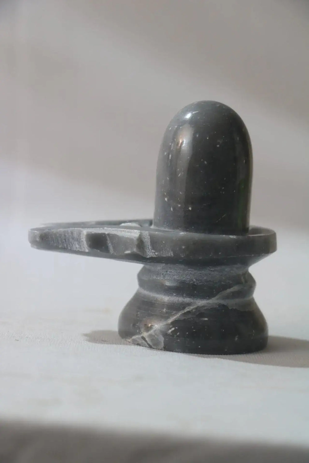 Handcrafted Marble Shiva Lingam-Spiritual Home Temple Idol Marble Soft Stone