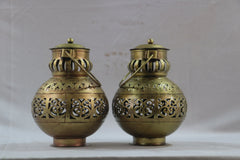 Iron Antique Dhoop Dani Pot Light Candle Holder pooja accessories