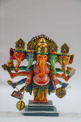 Handcrafted Panchamukhi Ganesha – Auspicious Idol for Pooja & Gifting