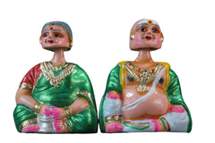 Traditional Thanjavur Dolls – Handcrafted South Indian Golu Figurines