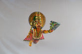 Sanjeevani Flight – Wooden Hanging of Flying Hanuman