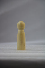 Natural Wooden Peg Doll – Plain & Ready for Your Creativity