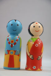 Beautiful Radha Krishna Pair Dolls – Divine Decor