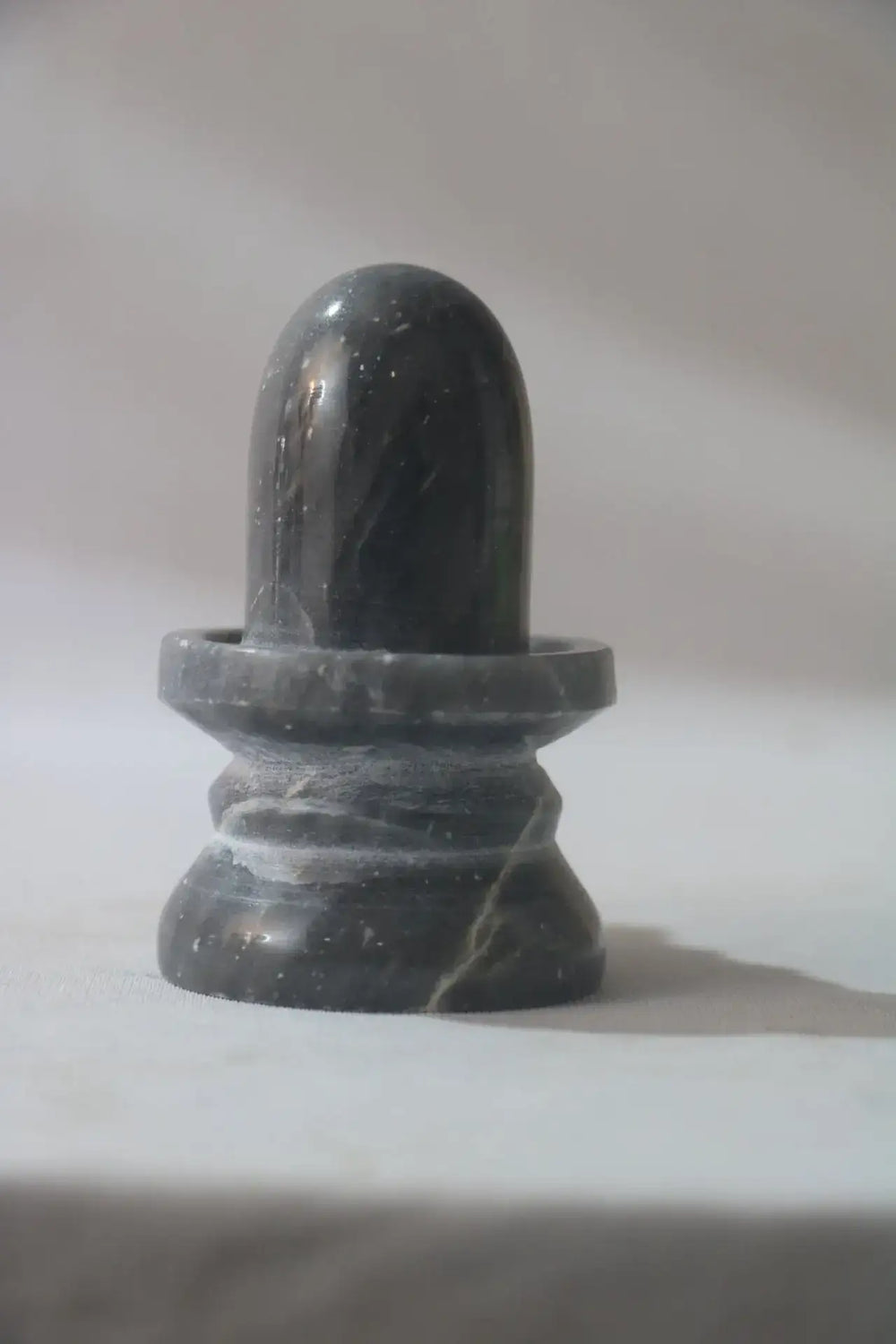 Handcrafted Marble Shiva Lingam-Spiritual Home Temple Idol Marble Soft Stone
