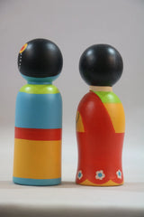 Beautiful Radha Krishna Pair Dolls – Divine Decor Wooden Lacquerware&toys