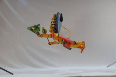 Sanjeevani Flight – Wooden Hanging of Flying Hanuman