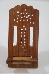 Natural Wood Mobile Stand – Stylish & Durable Phone Holder wooden accessories