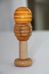 Rattle for Kids Non-Toxic Colors Wooden Lacquerware&toys