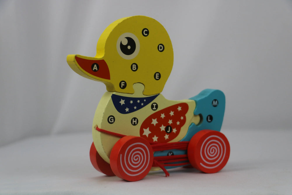 Wooden Puzzle Pulling Toy – Traditional & Creative Play for Toddlers Balaji varanasi