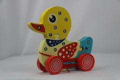 Wooden Puzzle Pulling Toy – Traditional & Creative Play for Toddlers Balaji varanasi