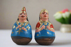 Golu King and Queen Dolls – Traditional Thanjavur Handcrafted Set