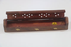 Wooden Agarbatti Holder – Intricately Carved Stand for Home & Pooja