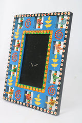Handcrafted Wooden Parrot Photo Frame – Colorful Decorative Wall Accent Balaji varanasi