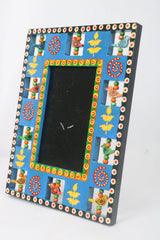 Handcrafted Wooden Parrot Photo Frame – Colorful Decorative Wall Accent Balaji varanasi