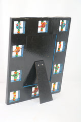 Handcrafted Wooden Parrot Photo Frame – Colorful Decorative Wall Accent Balaji varanasi