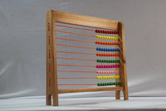 Educational Wooden Abacus – Handmade Channapatna Toy for Early Learning