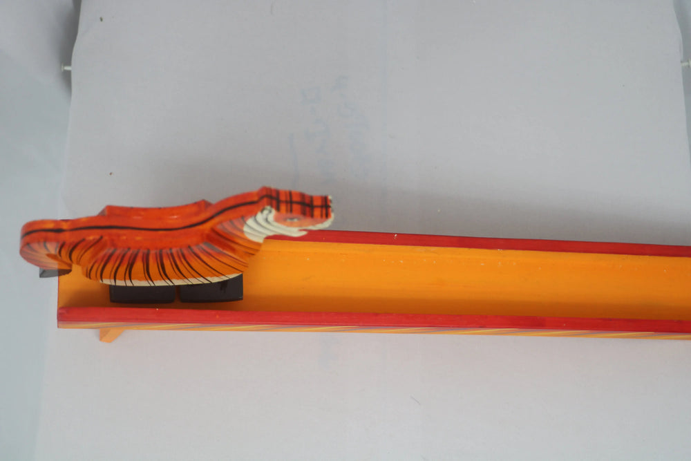 Wooden Tiger Slider Game – Traditional Skill-Building Toy for Children Wooden Lacquerware&toys