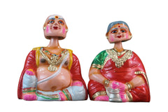 Traditional Thanjavur Dolls – Handcrafted South Indian Golu Figurines