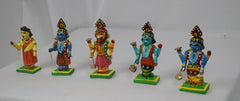 Divine Dasavatharam Idol Set – 10-Piece Handcrafted Hindu God Collection Balaji varanasi