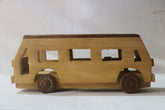 Wooden Bus Toy for Kids – Handcrafted & Safe Play Vehicle