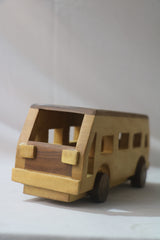 Wooden Bus Toy for Kids – Handcrafted & Safe Play Vehicle