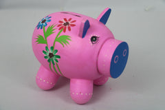 Colorful Wooden Piggy Bank – Savings Box for Children
