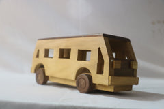 Wooden Bus Toy for Kids – Handcrafted & Safe Play Vehicle