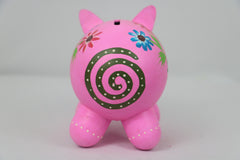 Colorful Wooden Piggy Bank – Savings Box for Children