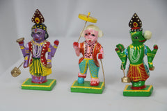 Divine Dasavatharam Idol Set – 10-Piece Handcrafted Hindu God Collection