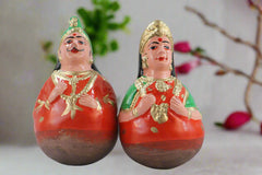 Golu King and Queen Dolls – Traditional Thanjavur Handcrafted Set
