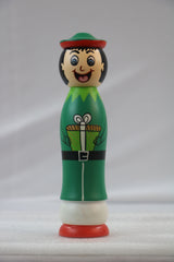 Handcrafted Santa, Joker & Men Character Peg Dolls – Non-Toxic & Durable