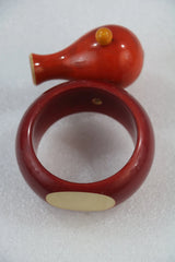 Animal Shaped Napkin Roller Non-Toxic Color Wooden Lacquerware&toys