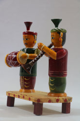 Chennapattnam Wooden Wedding Ring Set – Natural & Stylish Bands for Couples