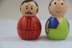 Traditional Couple Dolls in Non-Toxic Green – Perfect Cultural Decor