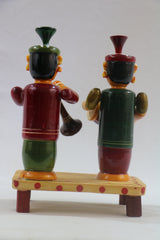 Chennapattnam Wooden Wedding Ring Set – Natural & Stylish Bands for Couples