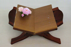 Handcrafted Rosewood Book Reader Stand – Elegant Desk Accessory