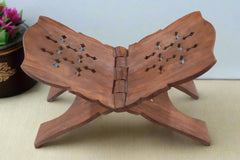 Handcrafted Rosewood Book Reader Stand – Elegant Desk Accessory