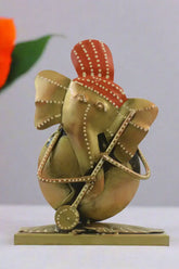 Iron Hand Painted Ganesh Decorative Show Pieces Iron Decorative