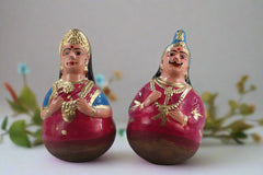 Golu King and Queen Dolls – Traditional Thanjavur Handcrafted Set