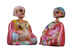 Traditional Thanjavur Dolls – Handcrafted South Indian Golu Figurines Alagu Sundaram