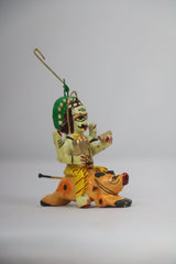 Flying Krishna and Lord Shiva – Unique Handcrafted Decorative Artifact Wooden Lacquerware