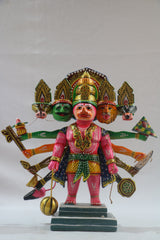 Handcrafted Panchamukhi Hanuman – Spiritual Decor for Protection & Power