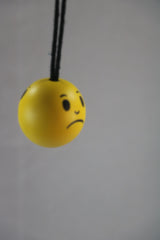 Wooden Smiley Hang Ball Non-Toxic Color Wooden Lacquerware&toys