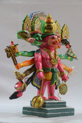 Handcrafted Panchamukhi Hanuman – Spiritual Decor for Protection & Power