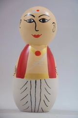 Handcrafted Priest Peg Dolls – Non-Toxic & Kid-Friendly Wooden Lacquerware&toys
